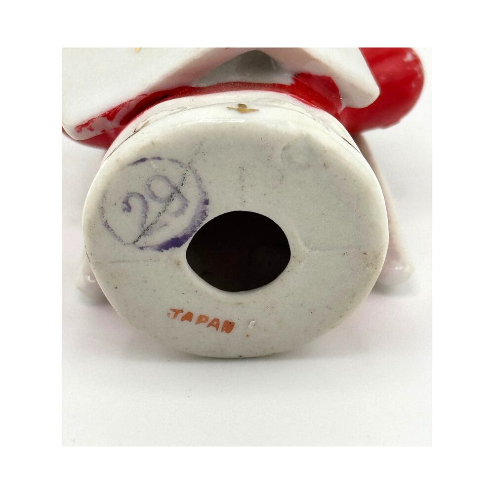 Vintage Signed Japan Christmas Carol Angel Choirboy Ceramic Ornament‎ - Picture 5 of 6